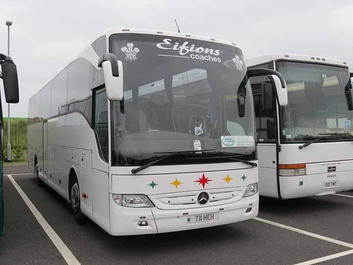 Eifions Coaches Mercedes Tourismo T11HEH